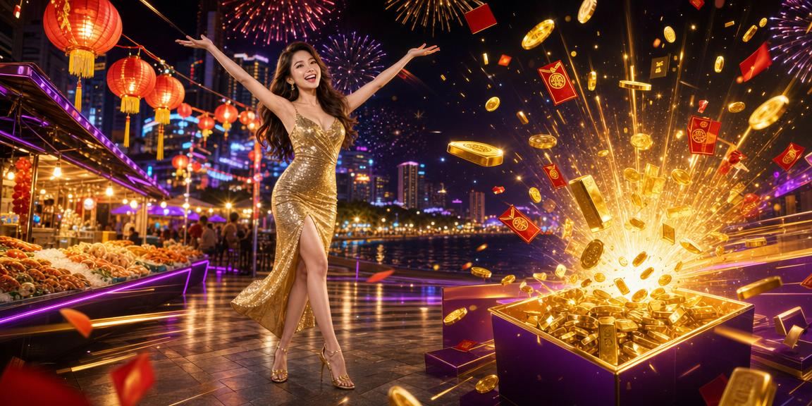 Phong bì đỏ và lễ hội chợ đêm tại Nha Trang